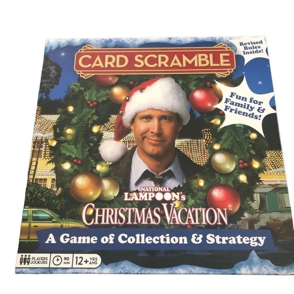 National Lampoon’s Christmas Vacation CARD SCRAMBLE Board Game Of Strategy 12+